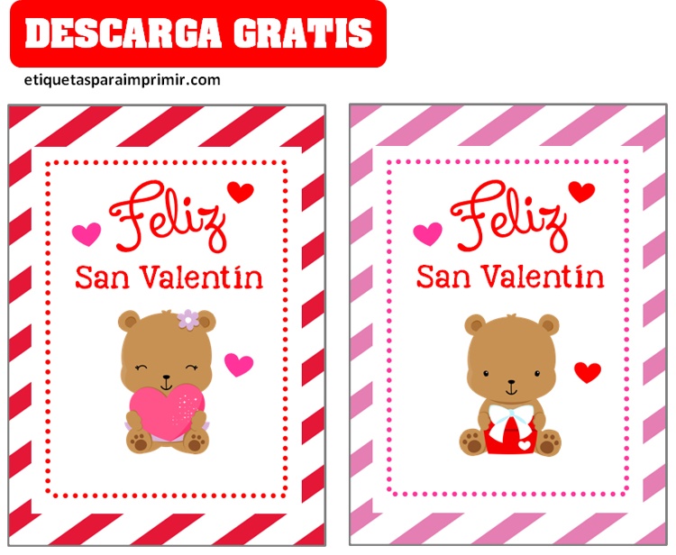 tarjeta san Valentín pdf